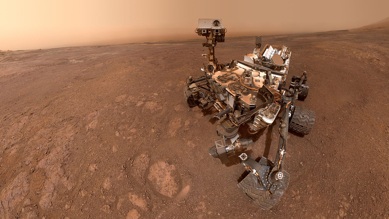 Curiosity took this selfie on January 15, 2019.